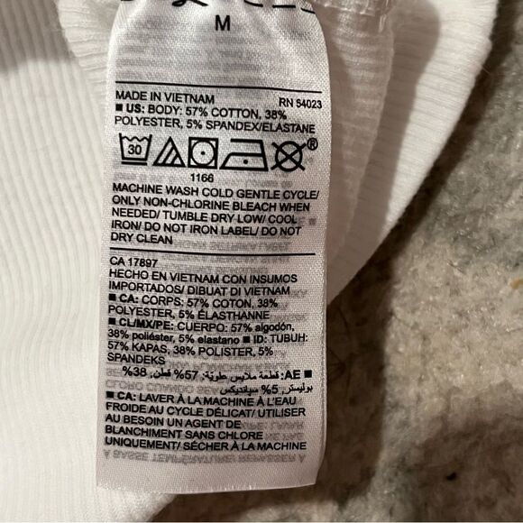 NWT Old Navy Maternity Bright White First-Layer Rib-Knit Side-Shirred Tank Top - Picture 7 of 8